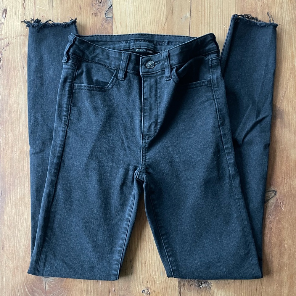 AE Super hi rise Jegging jeans 4 x-long
